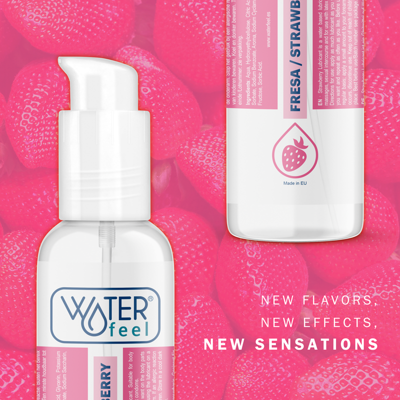 WATERFEEL - GLEITMITTEL AUF ERDBEERWASSERBASIS 175 ML