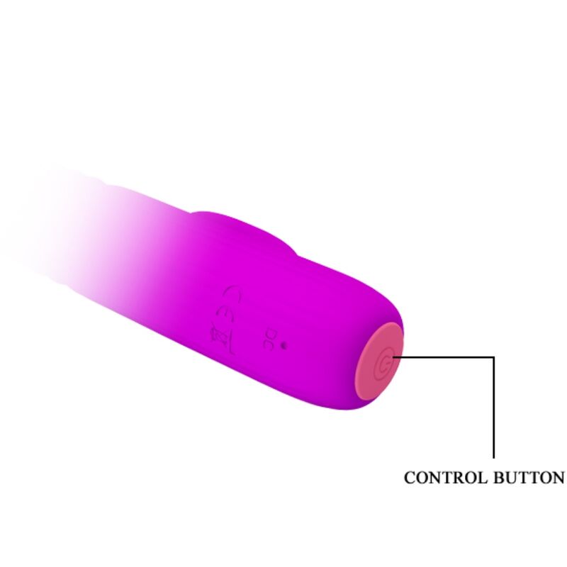 PRETTY LOVE - LEOPOLD VIBRATOR 4 VIBRATIONEN 4 STOSSMODI LILA