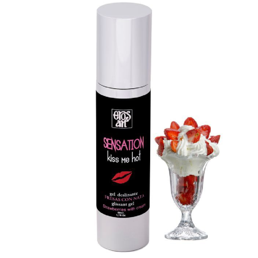 EROS-ART - SENSATTION NATÜRLICHES GLEITMITTEL ERDBEER MIT CREME 50 ML