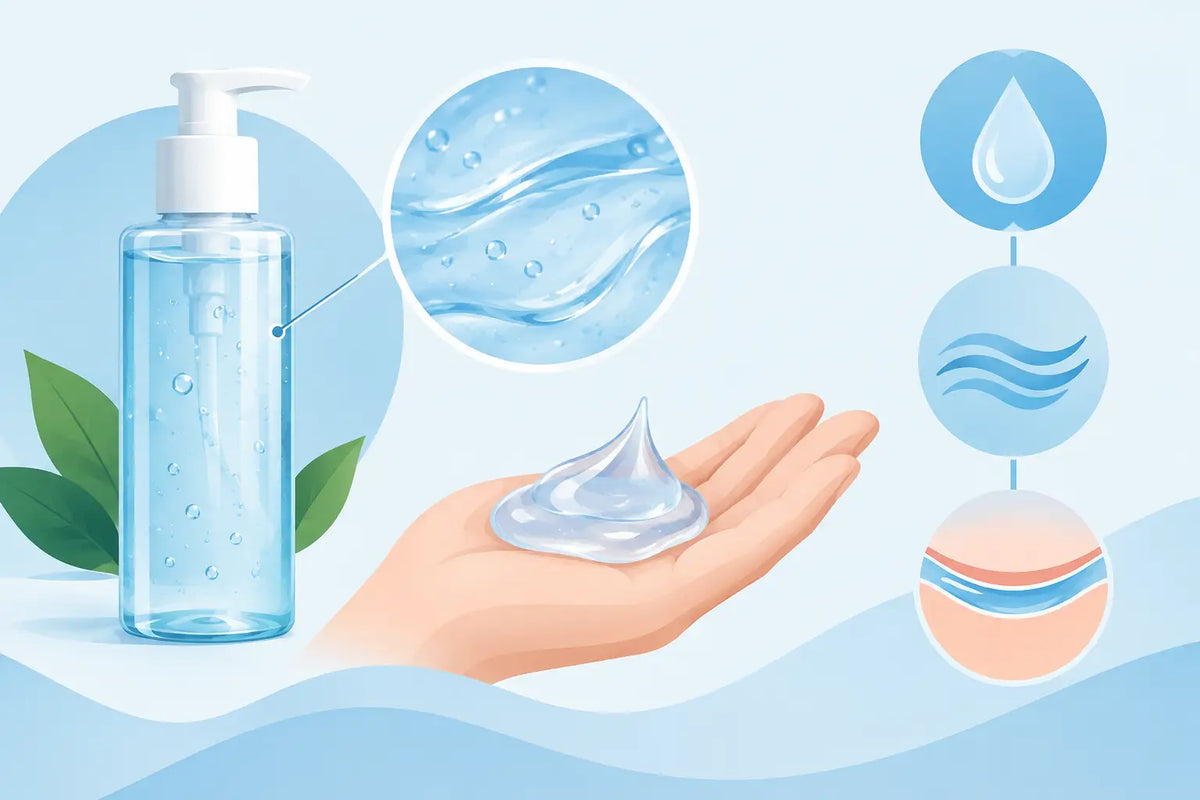 Wie funktionieren Gleitgele auf Wasserbasis?