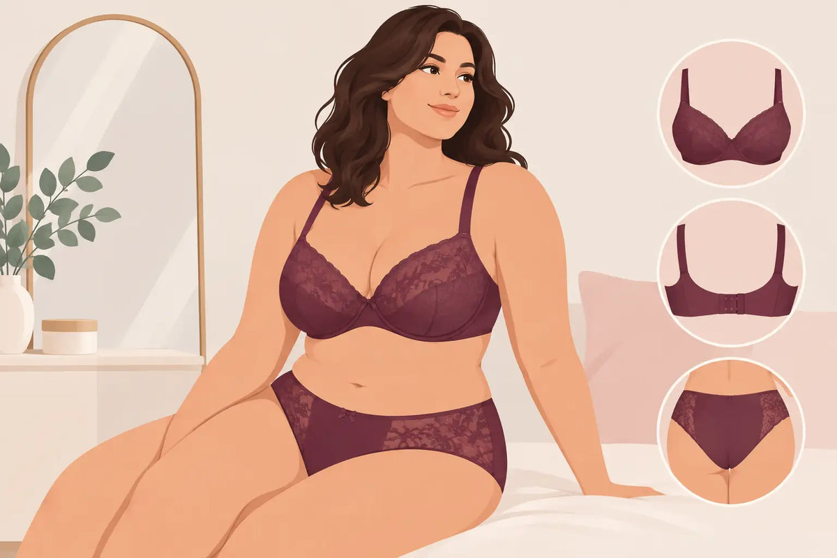 Beste Dessous für kurvige Frauen, die richtig sitzen