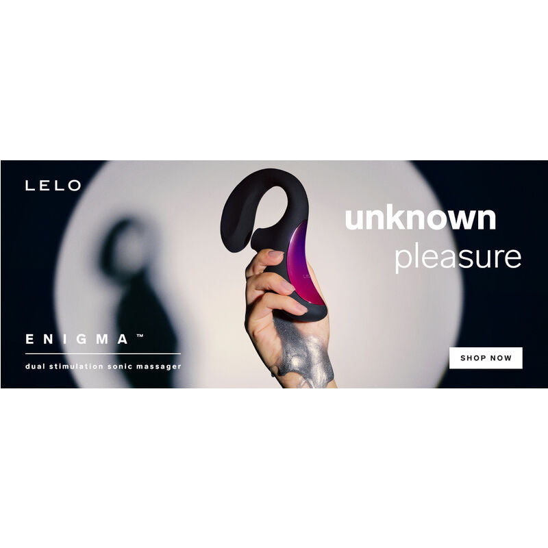 LELO - ENIGMA DOPPELSAUG-STIMULATIONSMASSAGER SCHWARZ