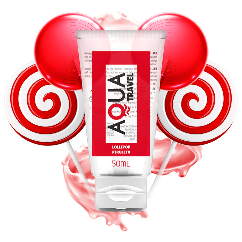 AQUA TRAVEL - LOLLIPOP FLAVOUR GLEITMITTEL AUF WASSERBASIS - 50 ML