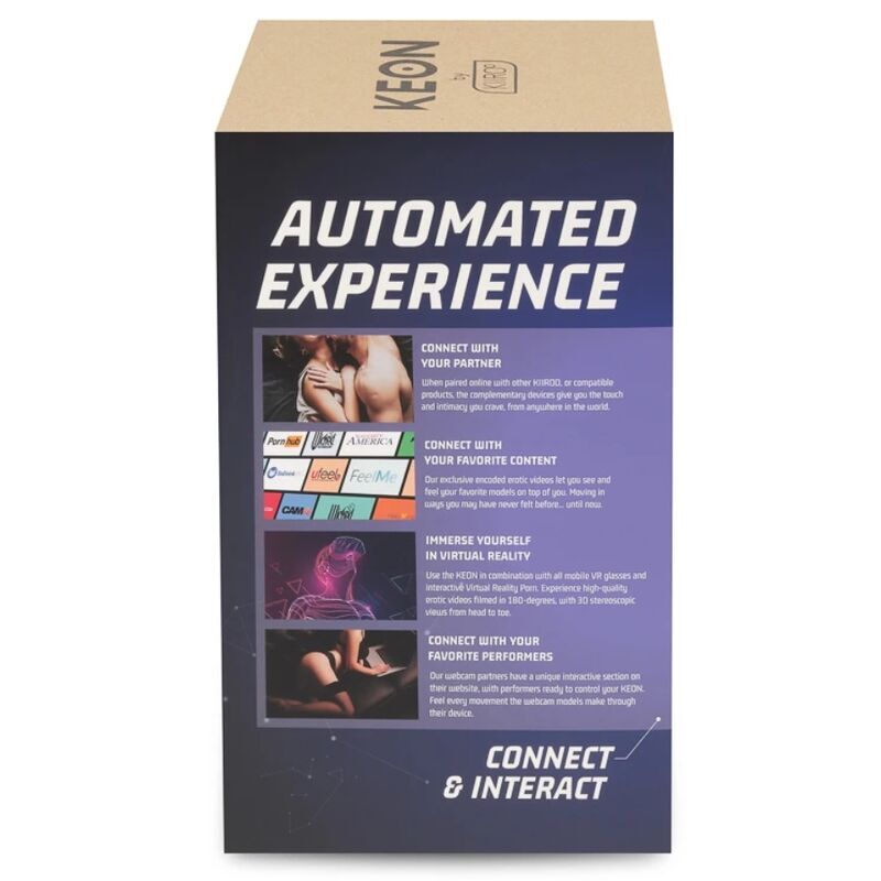 KIIROO - KEON + FEEL NICOLETTE SHEA STROKER + AQUA-QUALITTS-GLEITMITTEL 50 ML