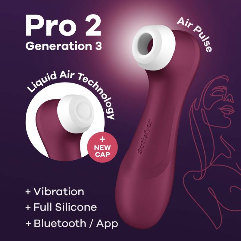 SATISFYER PRO 2 GENERACIÓN 3 - NEGRO BLUETOOTH &  APP