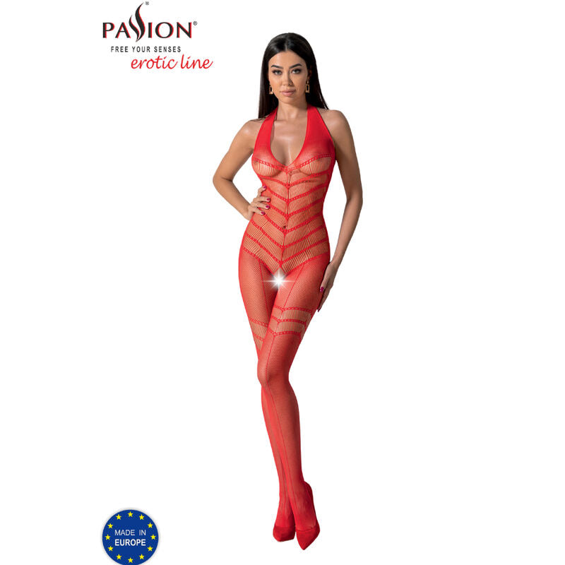 PASSION - BS100 BODYSTOCKING NEGRO TALLA UNICA