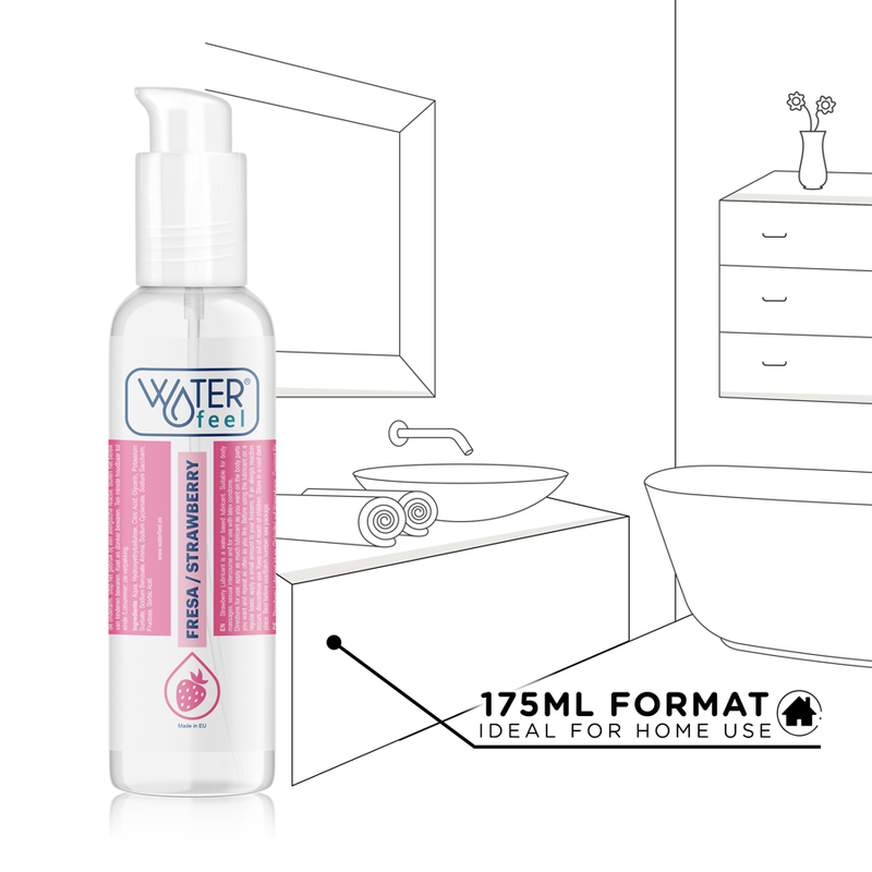 WATERFEEL - GLEITMITTEL AUF ERDBEERWASSERBASIS 175 ML