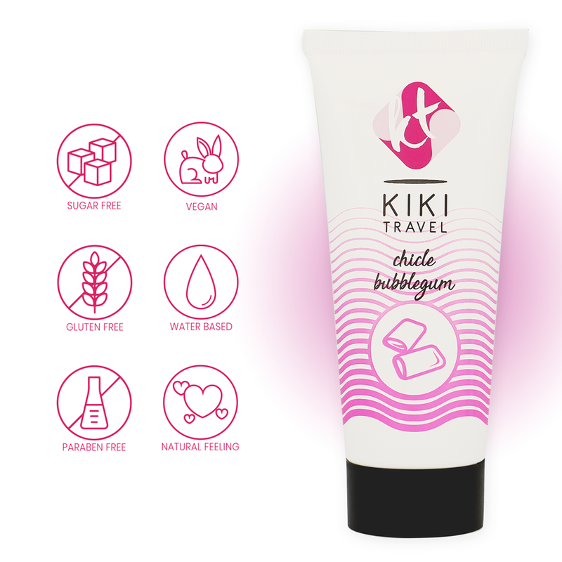 KIKÍ TRAVEL - STRAWBERRY GUM GLEITMITTEL 50 ML