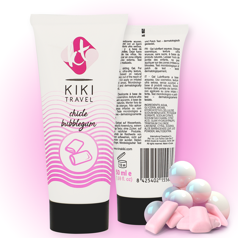 KIKÍ TRAVEL - STRAWBERRY GUM GLEITMITTEL 50 ML