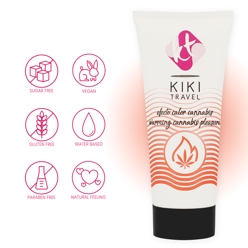KIKÍ TRAVEL - CANNABIS HEISSES EFFEKT-GLEITMITTEL 50 ML