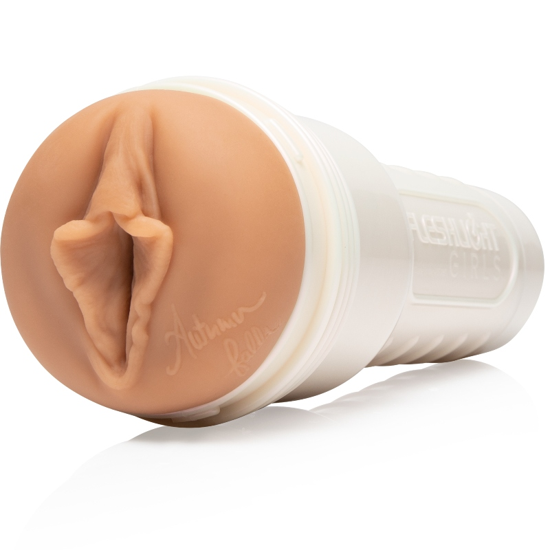 FLESHLIGHT - AUTUMN FALLS CREME TEXTUR VAGINA + UNIVERSAL LAUNCH + GLEITMITTEL IN AQUA-QUALITÄT 50 ML