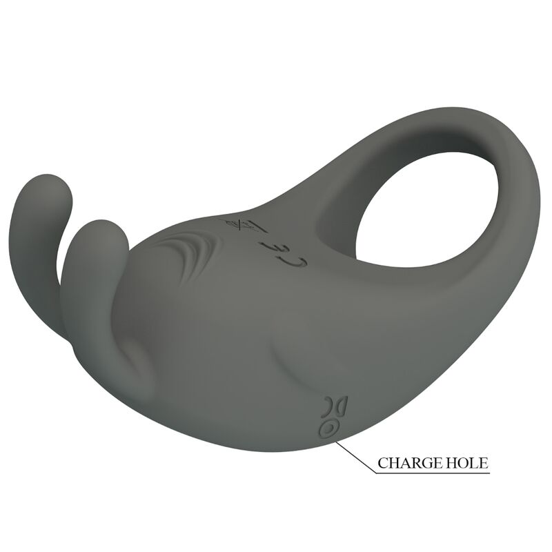 PRETTY LOVE - STRATUS RABBIT VIBRIERENDER RING GRAU