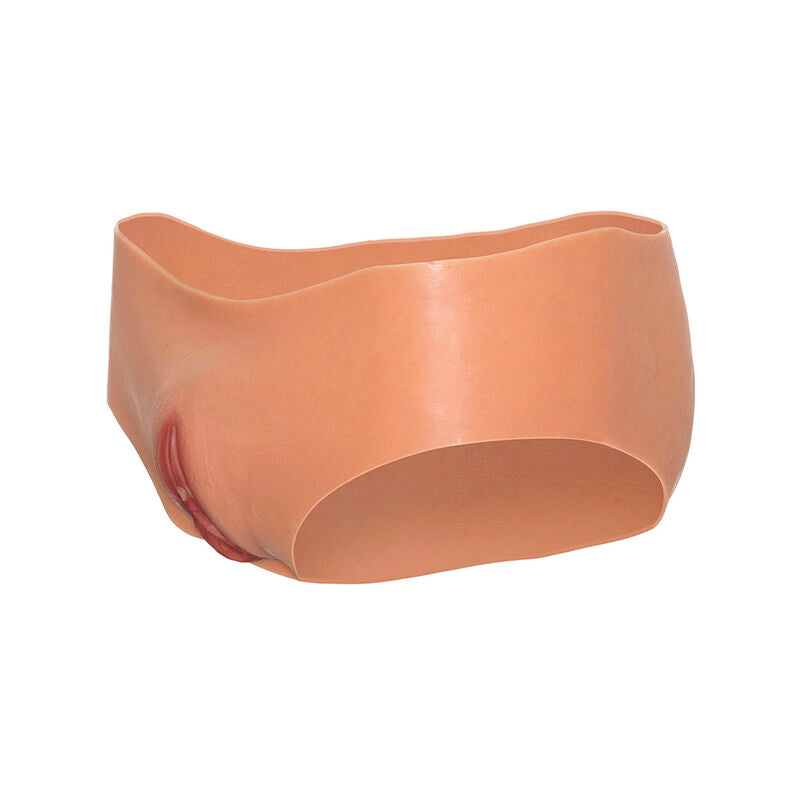 HIDDEN DESIRE - ALTER EGO OFFENER VAGINA-SLIP MIT NIEDRIGER TAILLE, FLEISCH