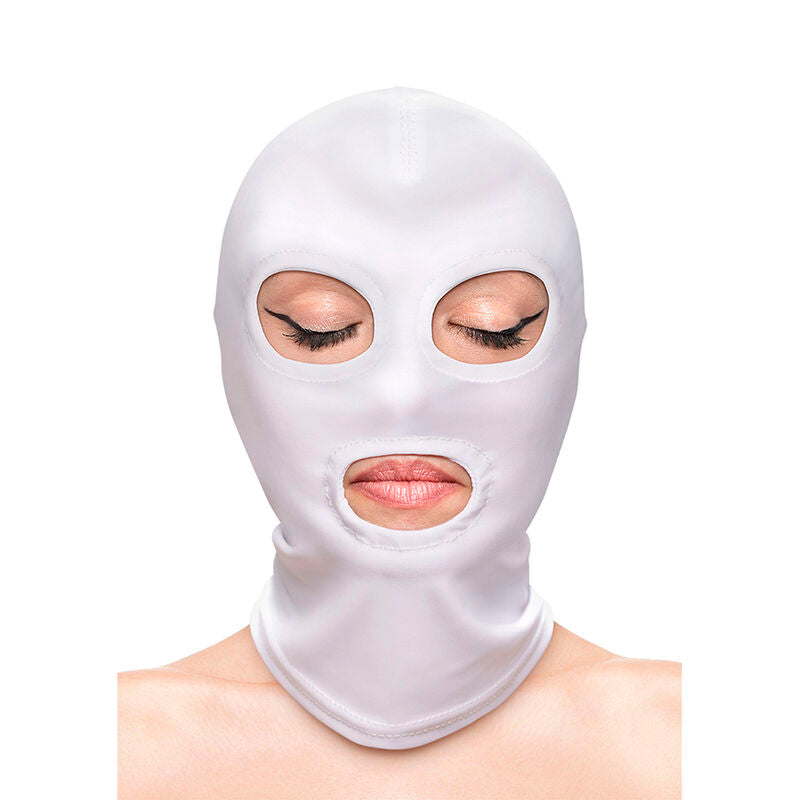 NS NOVELTIES - FETISH & FASHION AUGEN- UND MUNDMASKE NYLON WEISS