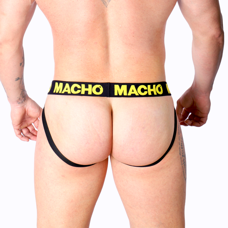 MACHO - MX25A JOCK AMARILLO LYCRA S