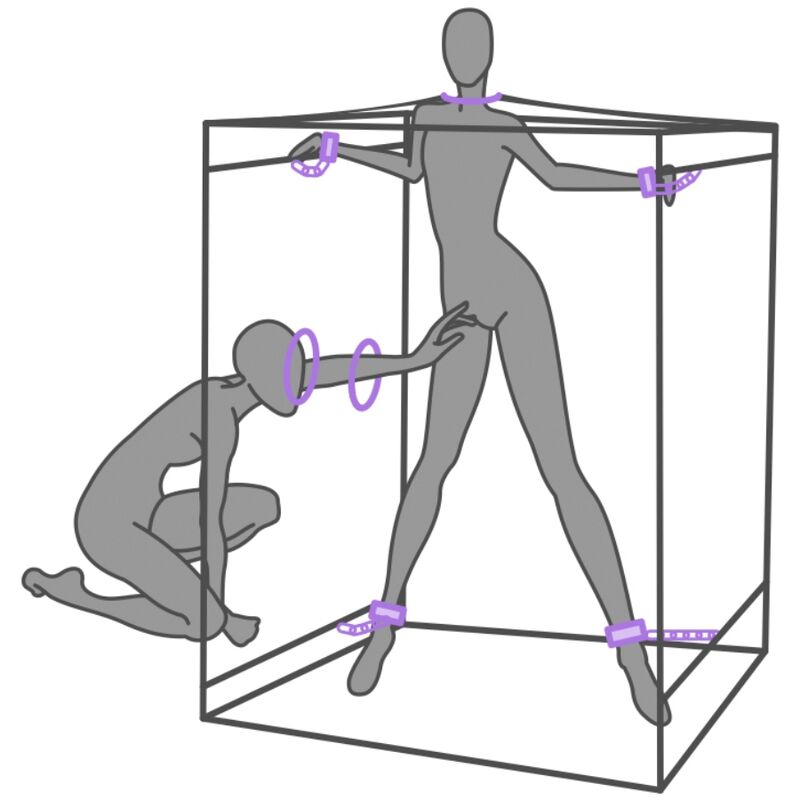 SECRET DOME - KINK CLUB CABIN SCANDALE LILA