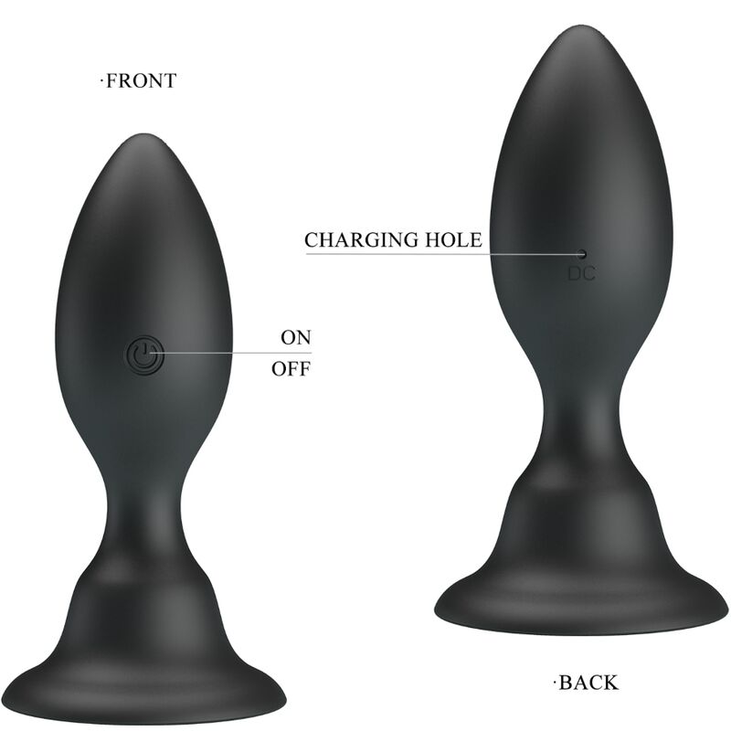 PRETTY LOVE - VIBRIERENDER ANALSTECKER SCHWARZ