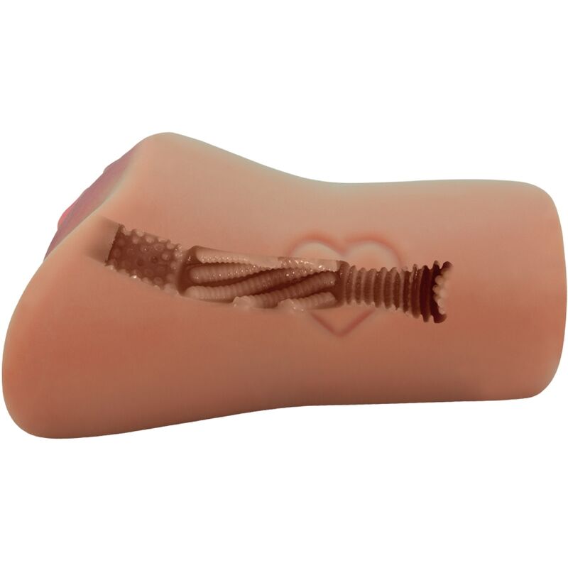 CRAZY BULL - SCHARLACHROTES VAGINA- UND ANUS-DESIGN MIT HERZFLEISCH