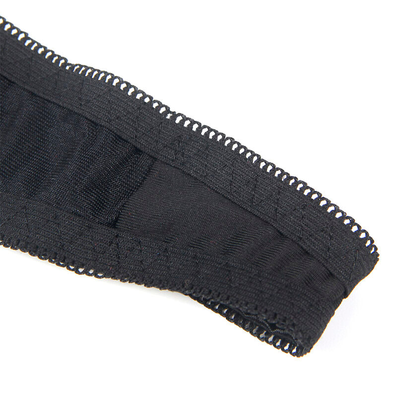 SUBBLIME - 955199 BH-SET MIT VERSTELLBARER SCHWARZER SCHLEIFE S/M