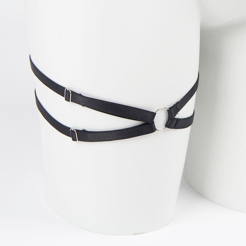 SUBBLIME - 955199 BH-SET MIT VERSTELLBARER SCHWARZER SCHLEIFE S/M