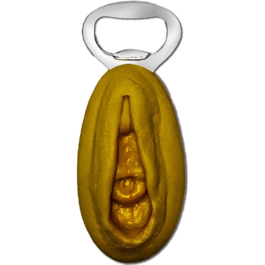 DIABLO PICANTE – SILBERNER ÖFFNER MIT GOLDENER VAGINAFORM
