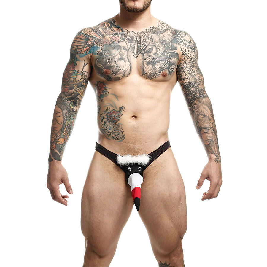 MOB - SCHWARZER TOUCAN-BADEANZUG, GRÖSSE L