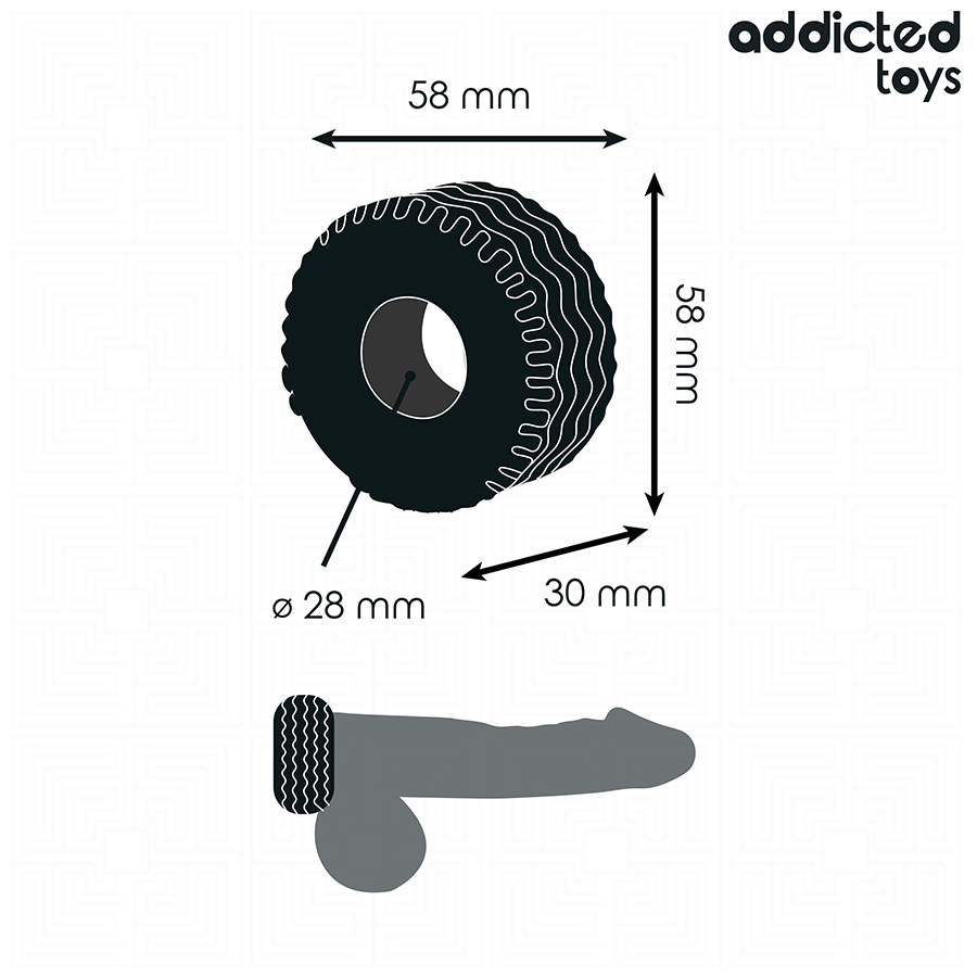 ADDICTED TOYS - EXTRA DICKER COCKRING