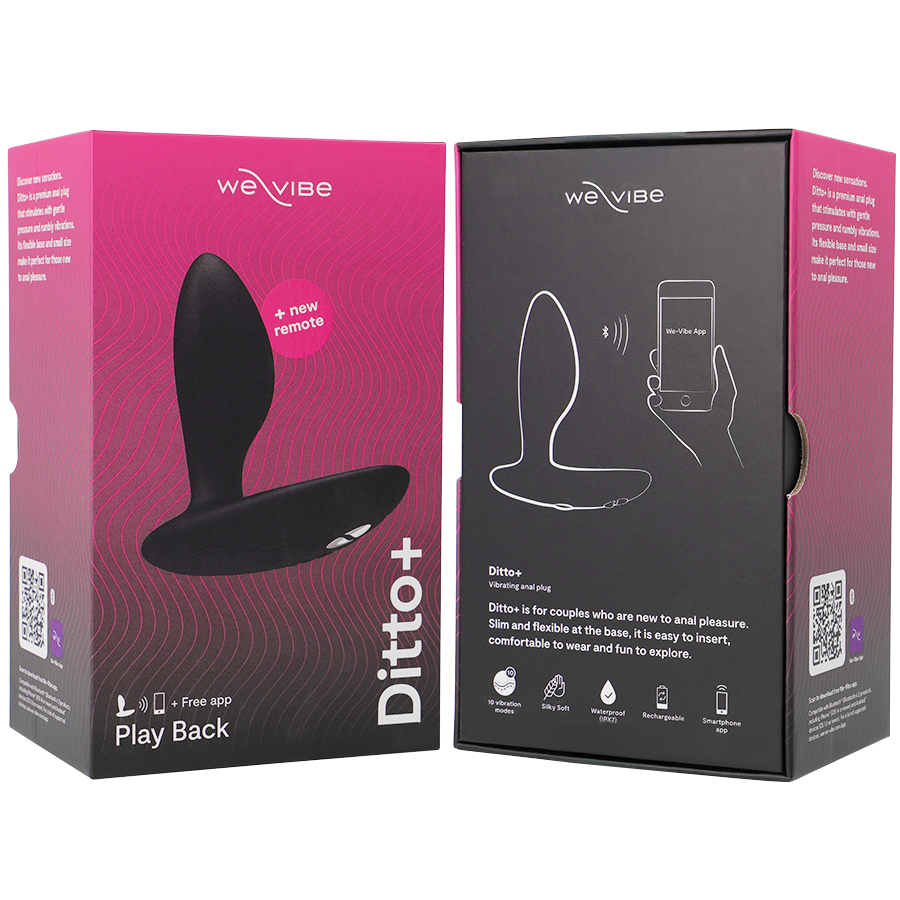 WE-VIBE - VECTOR+ SCHWARZES PROSTATAMASSAGER