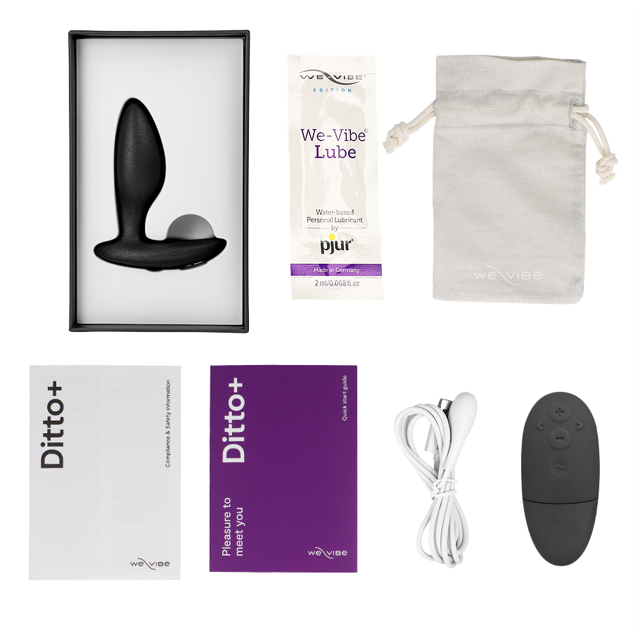 WE-VIBE - VECTOR+ SCHWARZES PROSTATAMASSAGER