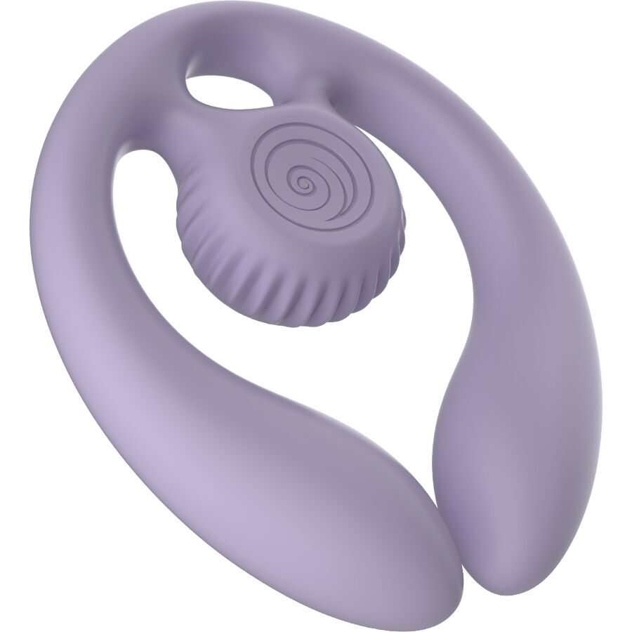 SNAIL VIBE - GIZI DUO PAARSTIMULATOR FERNBEDIENUNG LILA