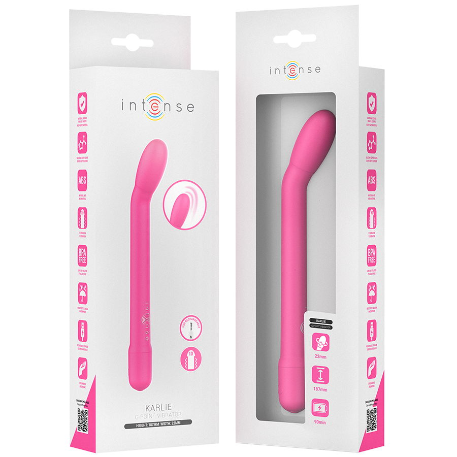 INTENSE - KARLIE WIEDERAUFLADBARER G-SPOT-STIMULATOR ROSA