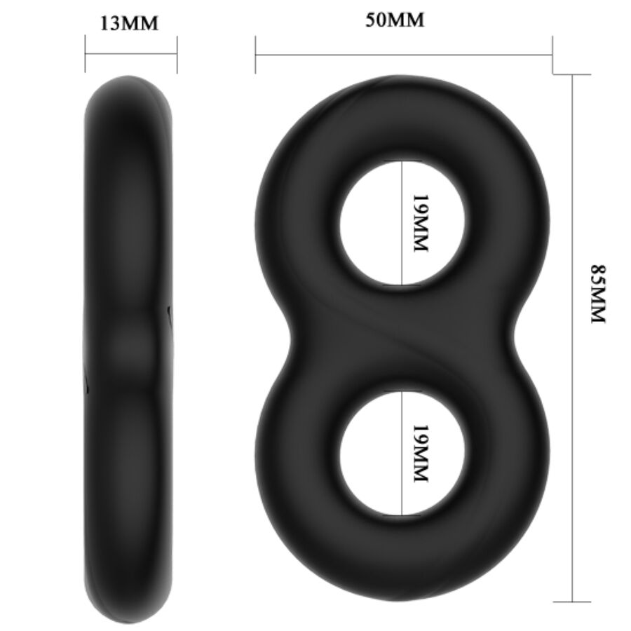 CRAZY BULL - DOPPELTER MEDIZINISCHER SILIKONRING