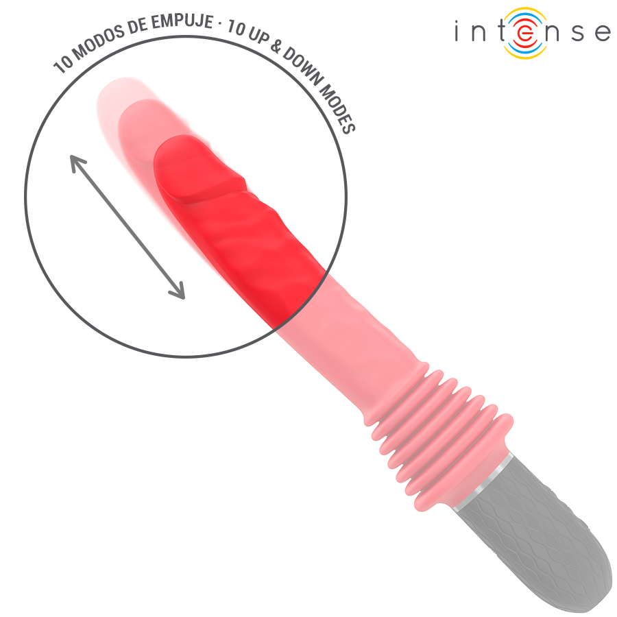INTENSE - CYNTHIA FERNBEDIENUNGS-STOSSVIBRATOR MIT WÄRMEFUNKTION