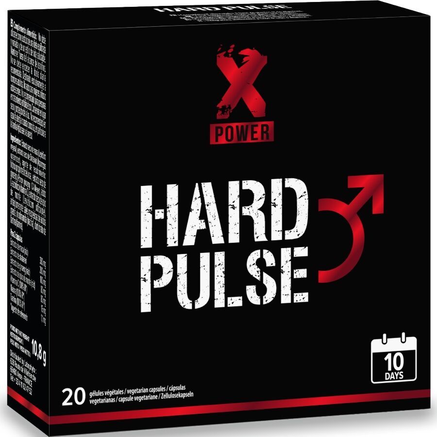 XPOWER – HARD PULSE EXPRESS-KUR FÜR 10 TAGE, MEHR EREKTION UND AUSDAUER, 20 KAPSELN