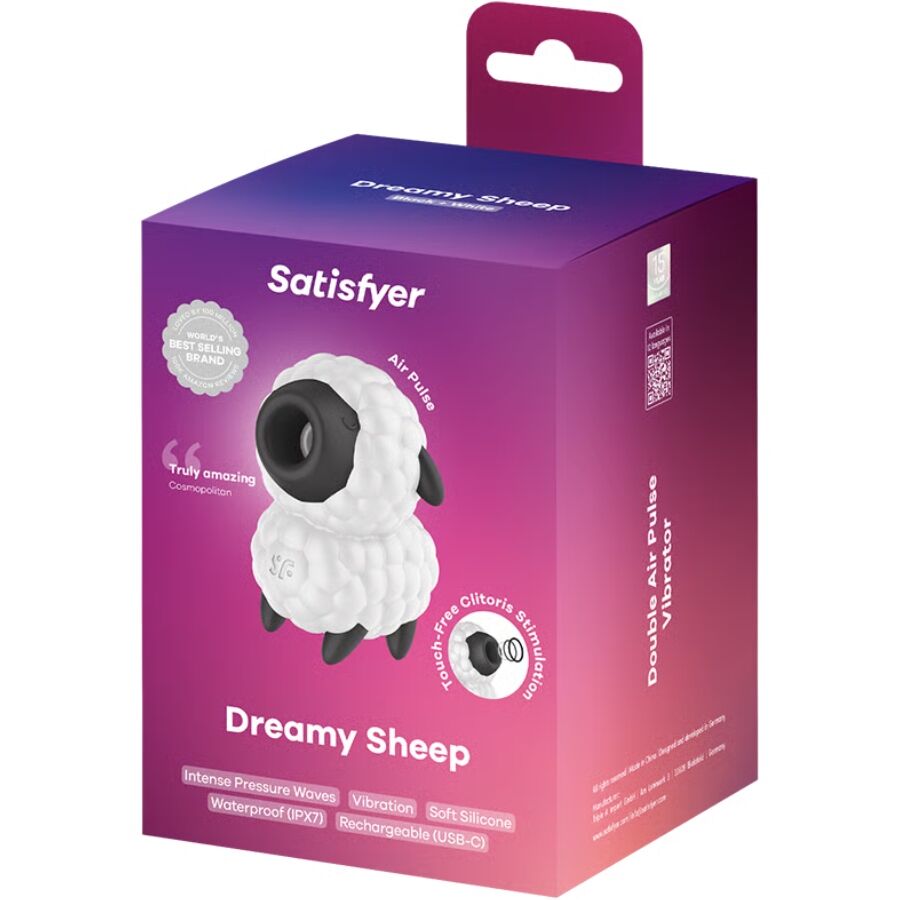 SATISFYER - TRAUMHAFTES SCHAF-VIBRATOR & LUFTPULSSTIMULATOR