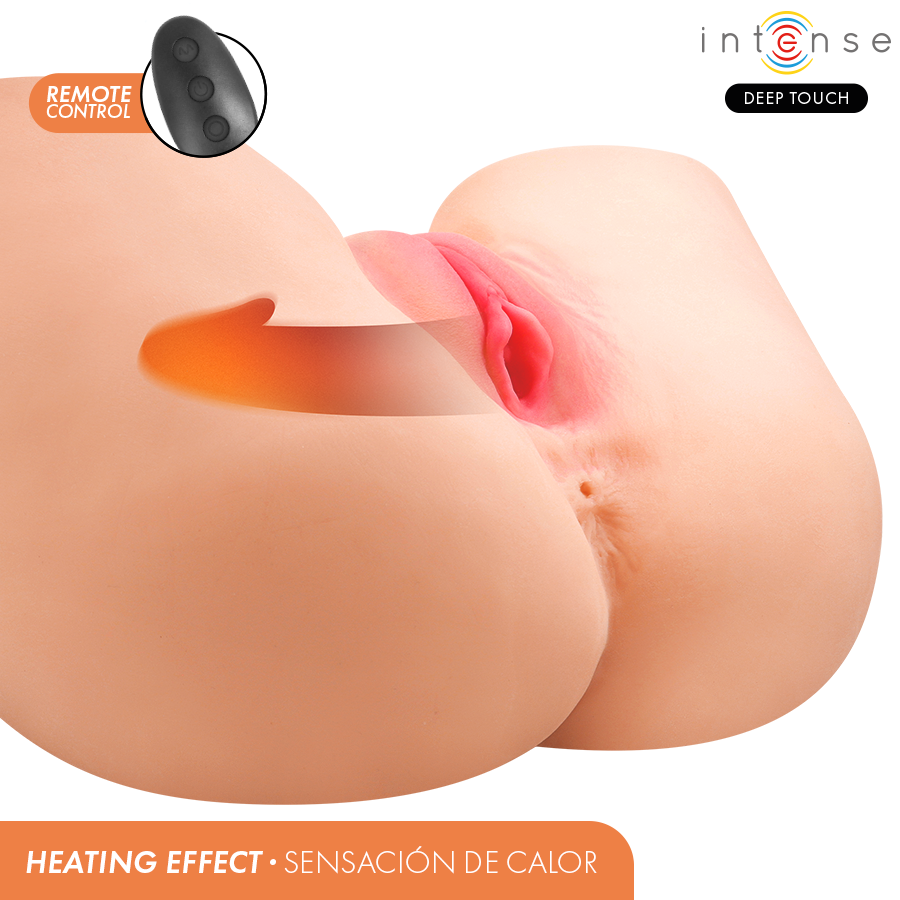 INTENSE DEEP TOUCH - JULIA ANAL- UND VAGINALMASTURBATOR MIT SAUG-, WÄRME-, VIBRATIONS- UND SPRACHEFFEKTEN SOWIE FERNBEDIENUNG, 9 KG