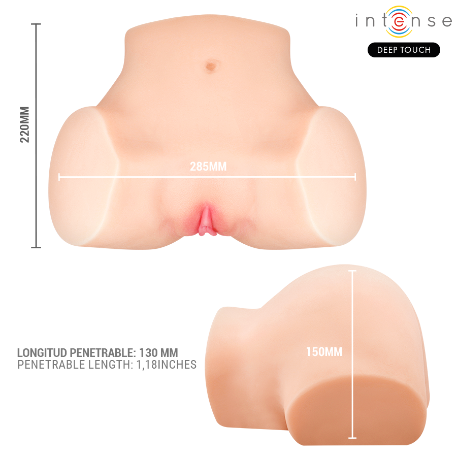 INTENSE DEEP TOUCH – NICOLE ANAL- UND VAGINALMASTURBATOR MIT SAUG-, WÄRME-, VIBRATIONS- UND STIMMEFFEKTEN MIT FERNBEDIENUNG 5,3 KG