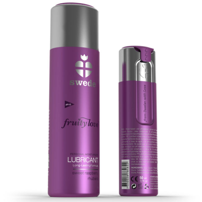 SWEDE - FRUITY LOVE GLEITMITTEL HIMBEER RHABARBER 50 ML