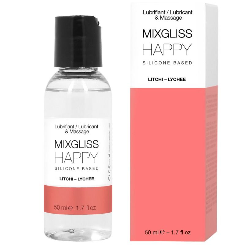 MIXGLISS - HAPPY LITCHI SILIKON-GLEITMITTEL 50 ML