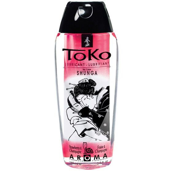 SHUNGA - TOKO-ERDBEER- UND CHAMPAGNER-GLEITMITTEL-AROMA
