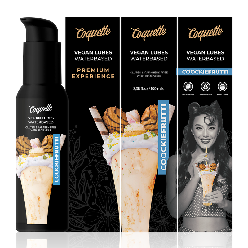COQUETTE CHIC DESIRE - PREMIUM EXPERIENCE VEGANES GLEITMITTEL COOKIEFRUTTI 100ML